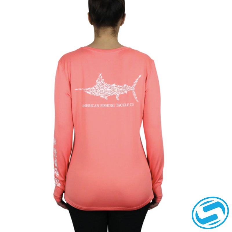 Women's Aftco Jigfish Long Sleeve Performance Shirt